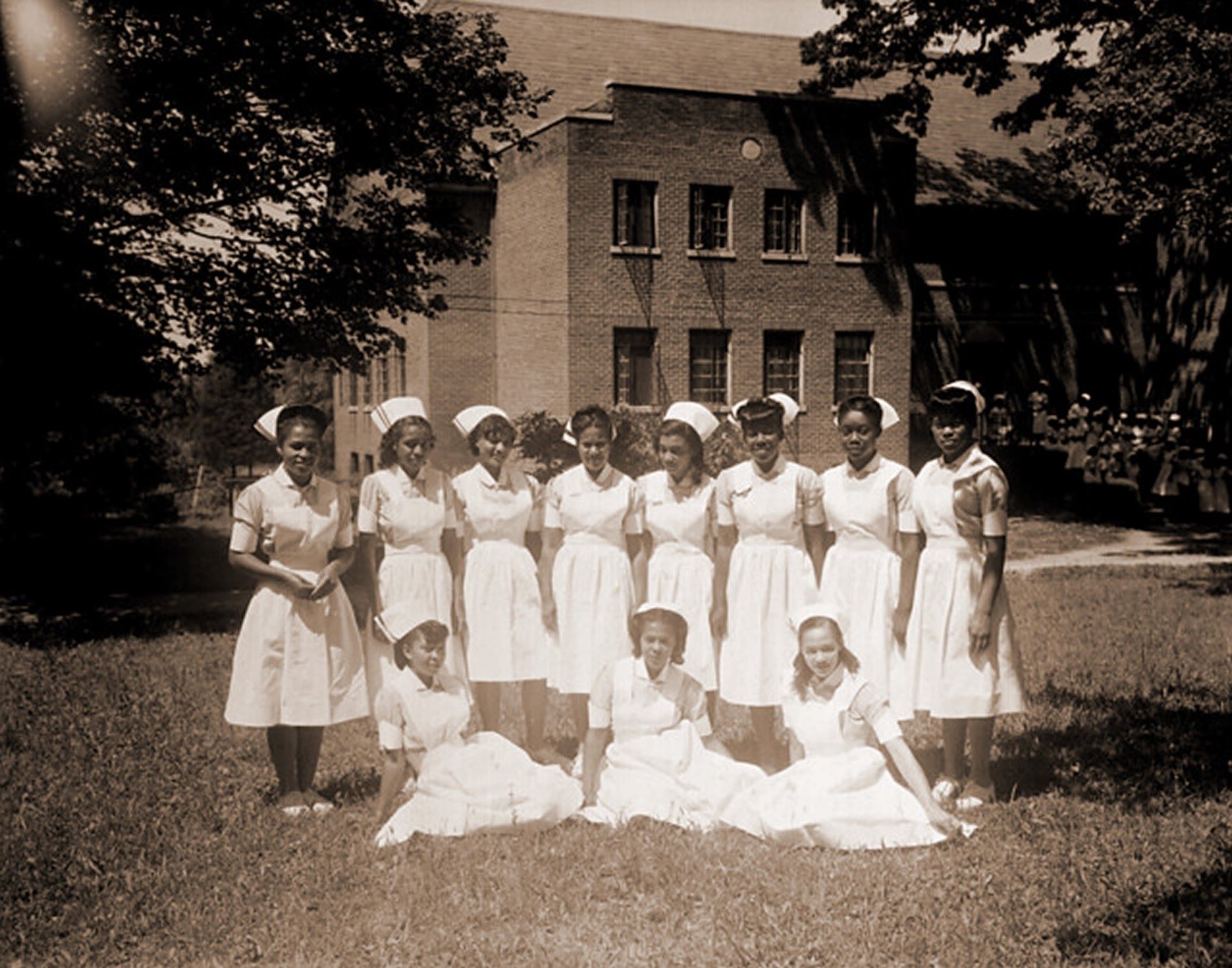 St. Agnes Hospital was erected in 1896 as a training center for 