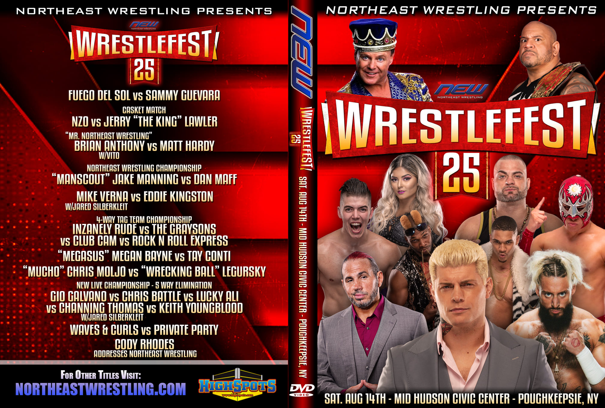 Northeast Wrestling Heat Wave DVD is on sale now at www
