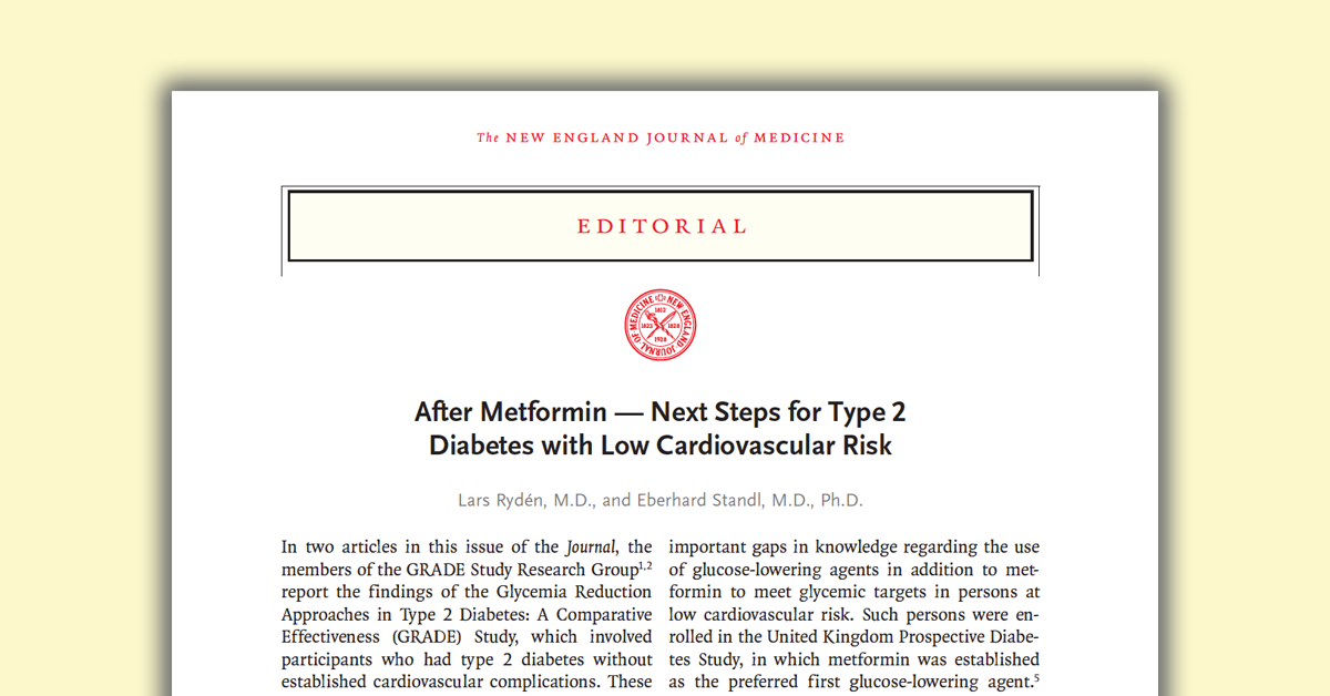 The New - A new editorial by Lars Ryden, M.D., and Eberhard Standl, M.D ...