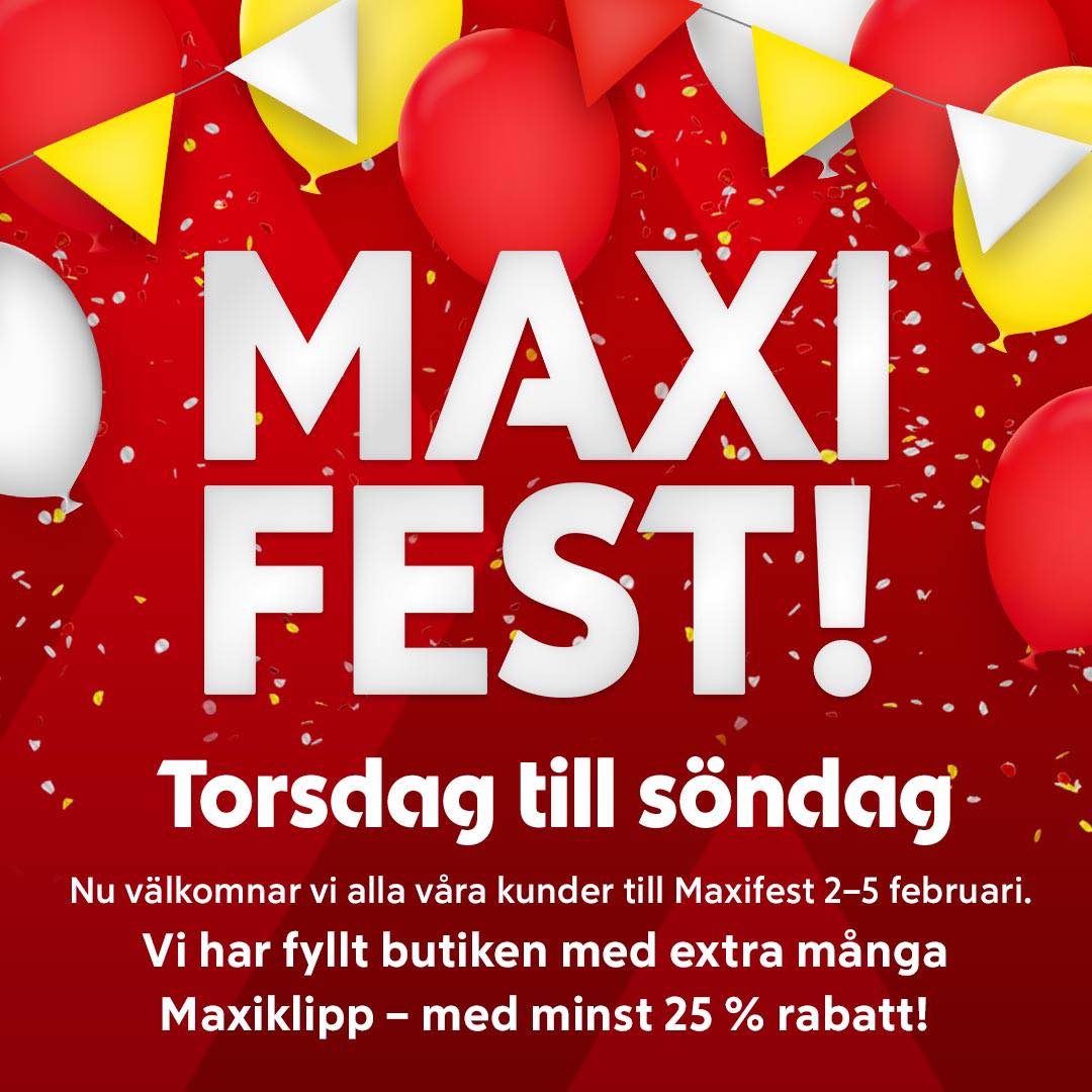 ICA Maxi Oskarshamn - Mellan torsdag-söndag 2-5 februari ställer vi ...
