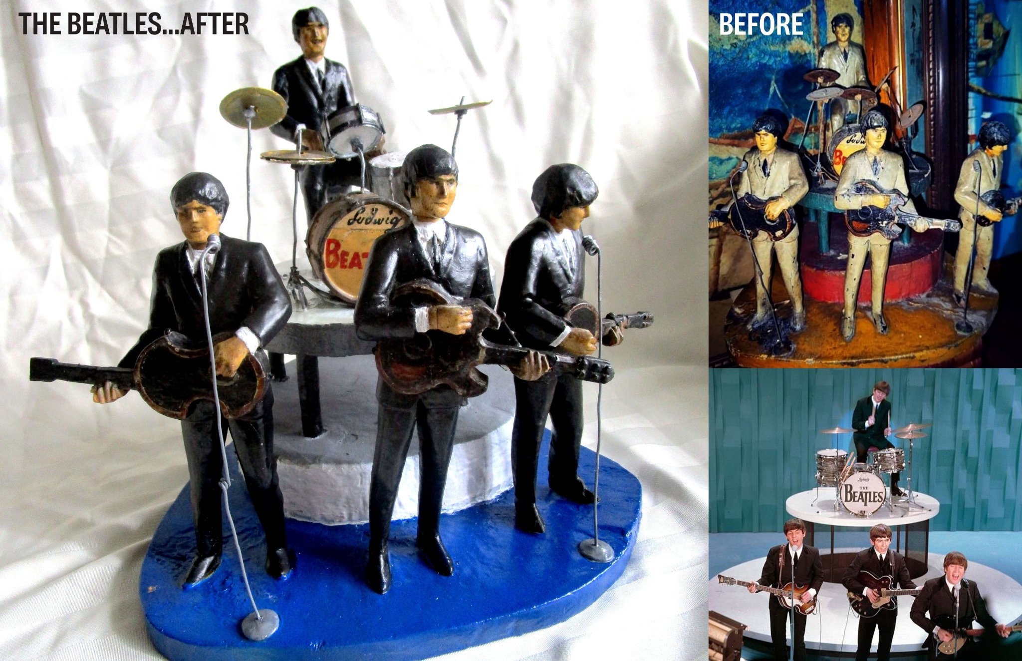 THE BEATLES Hamilton figure set 1991