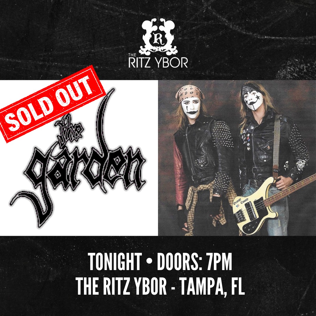The RITZ Ybor - TONIGHT! 📣 Doors to The Garden's SOLD OUT... | Facebook