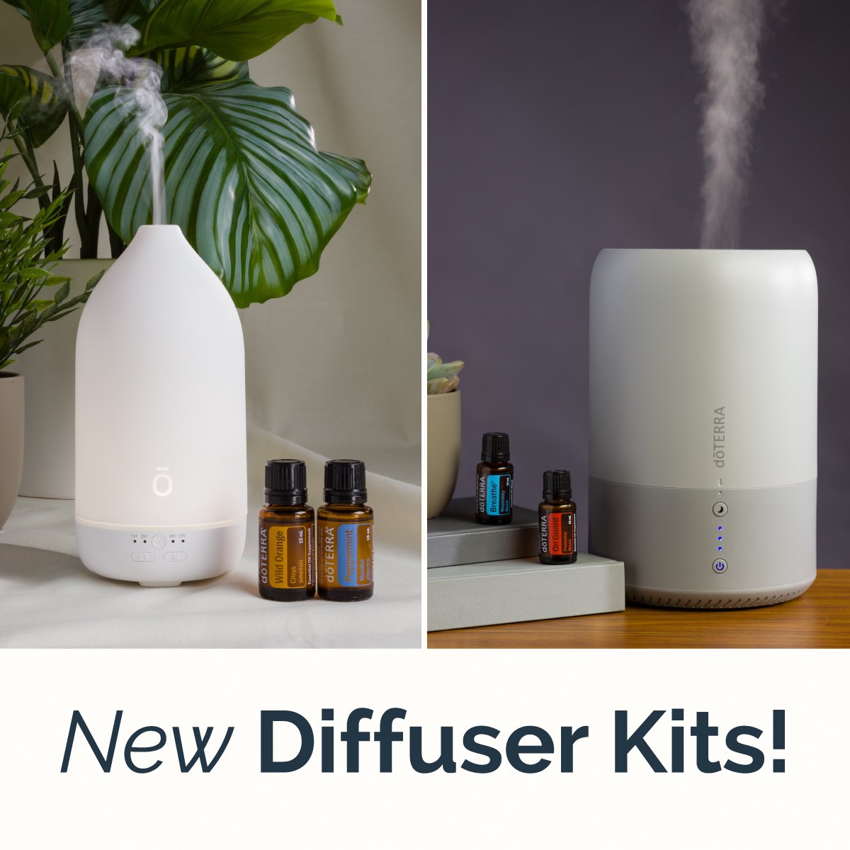 doTERRA - We're so excited to share our two new diffuser kits with