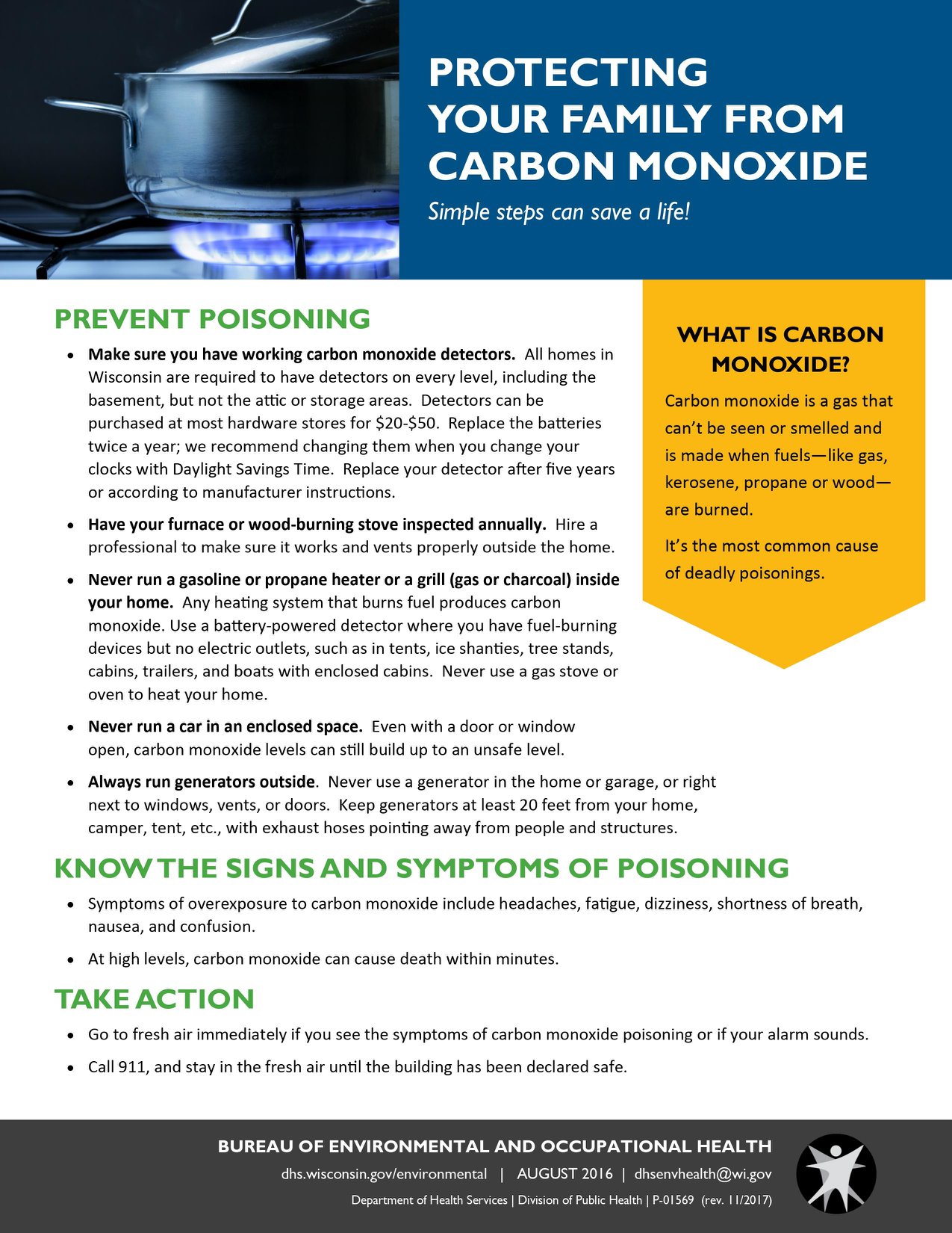 Winnebago County Public Health - According to the CDC, carbon monoxide ...
