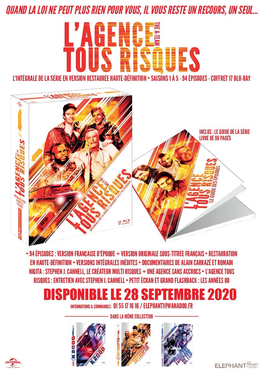 L Agence Tous Risques Coffret Intégral Des 5 Saisons