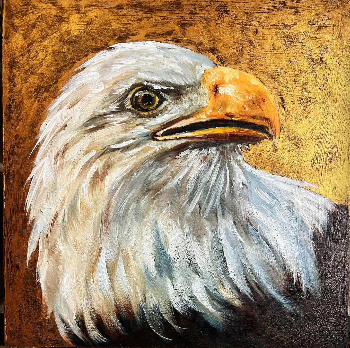 F15 strike eagle painting in oils