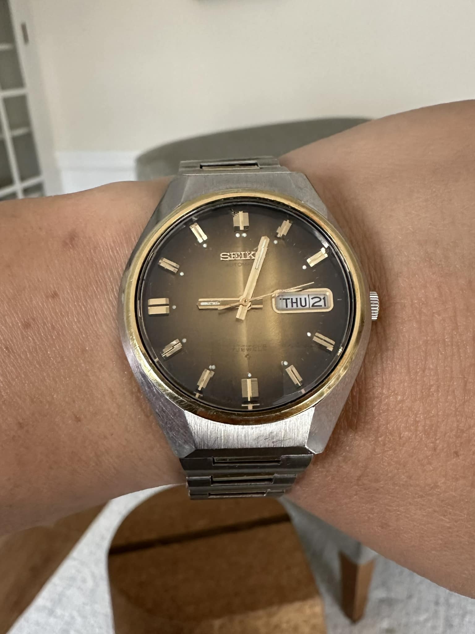 Vintage Seiko Silverwave watch from January 1980 restored