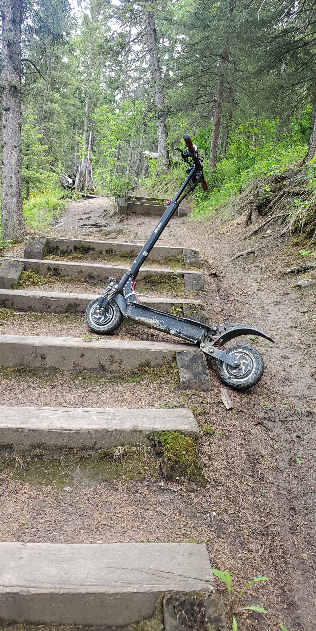 Synergy 800 dual motor electric scooter reliability at 7250 km