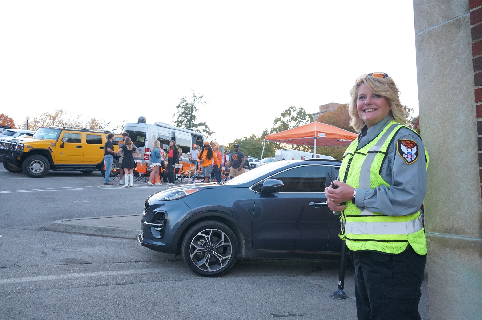 University - UTPD Campus Protection Specialist Rhonda Price near the UT ...