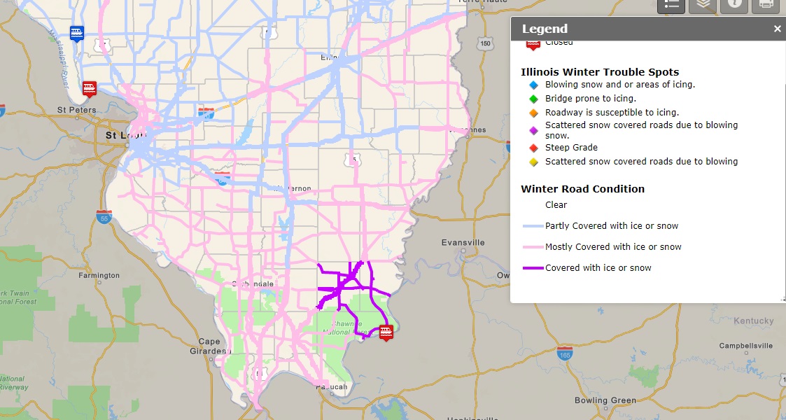 KFVS-TV - Here's a look at the roads this morning, thanks to the MoDOT ...