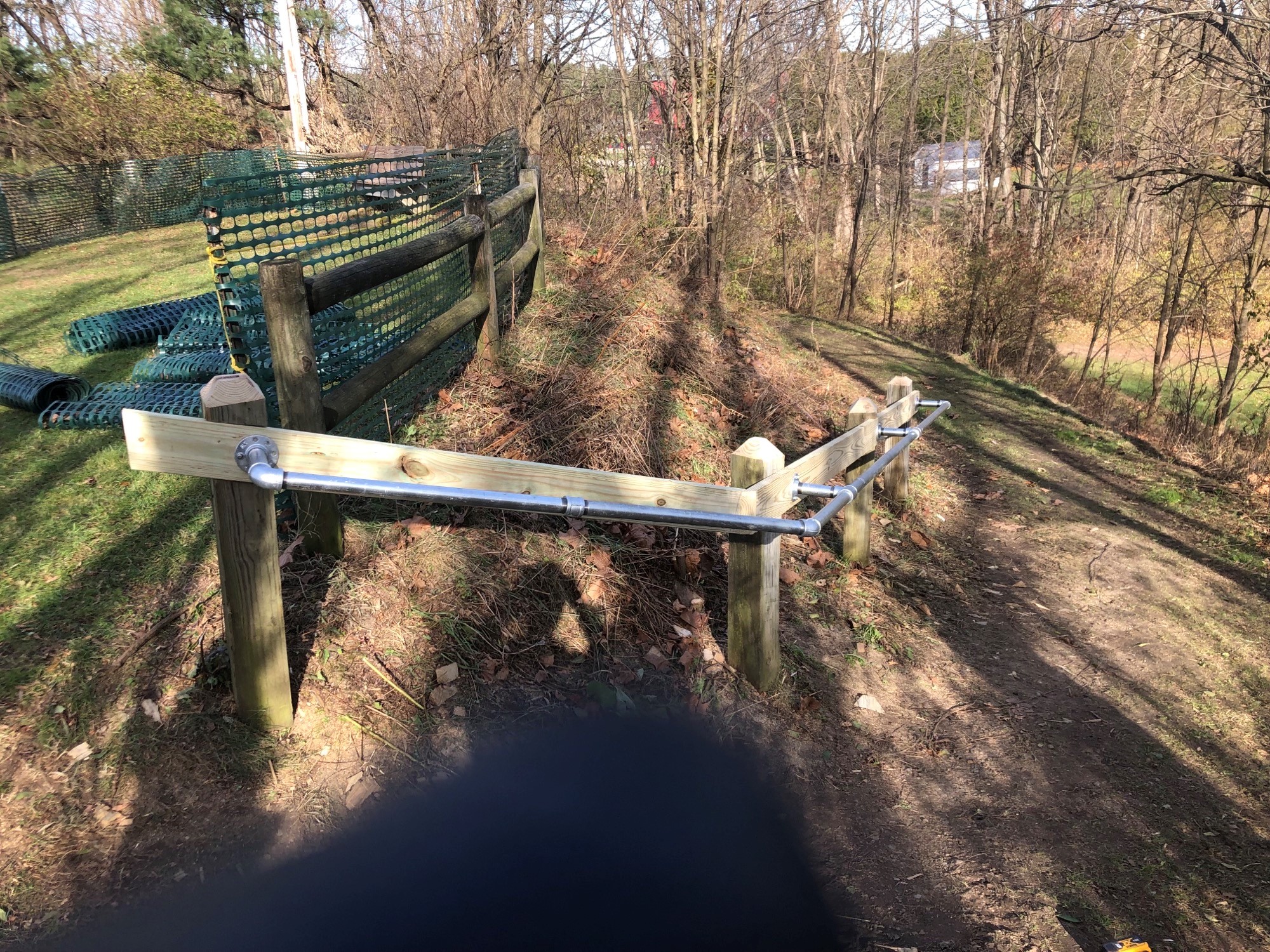 A new hand railing was... - St. Joseph County Parks (IN)