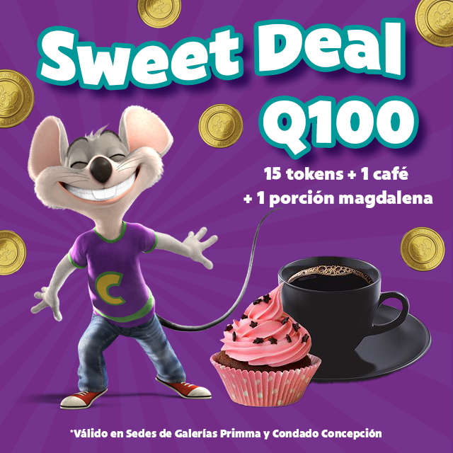 Chuck E. Cheese Guatemala - Disfruta de nuestros postres en Chuck E ...
