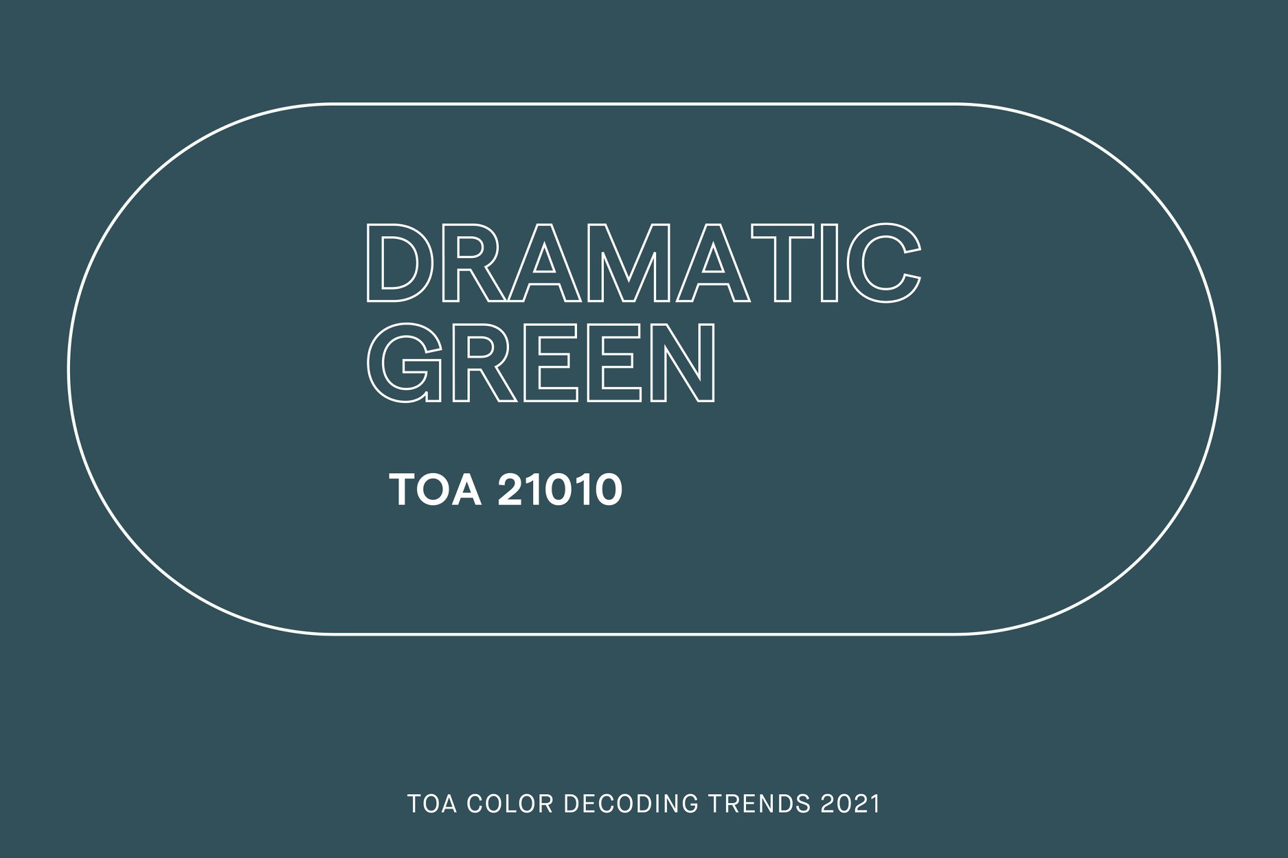 TOA Paint - NEW!! TOA COLOR DECODING/ TRENDS 2021 . TOA 21010 Dramatic ...