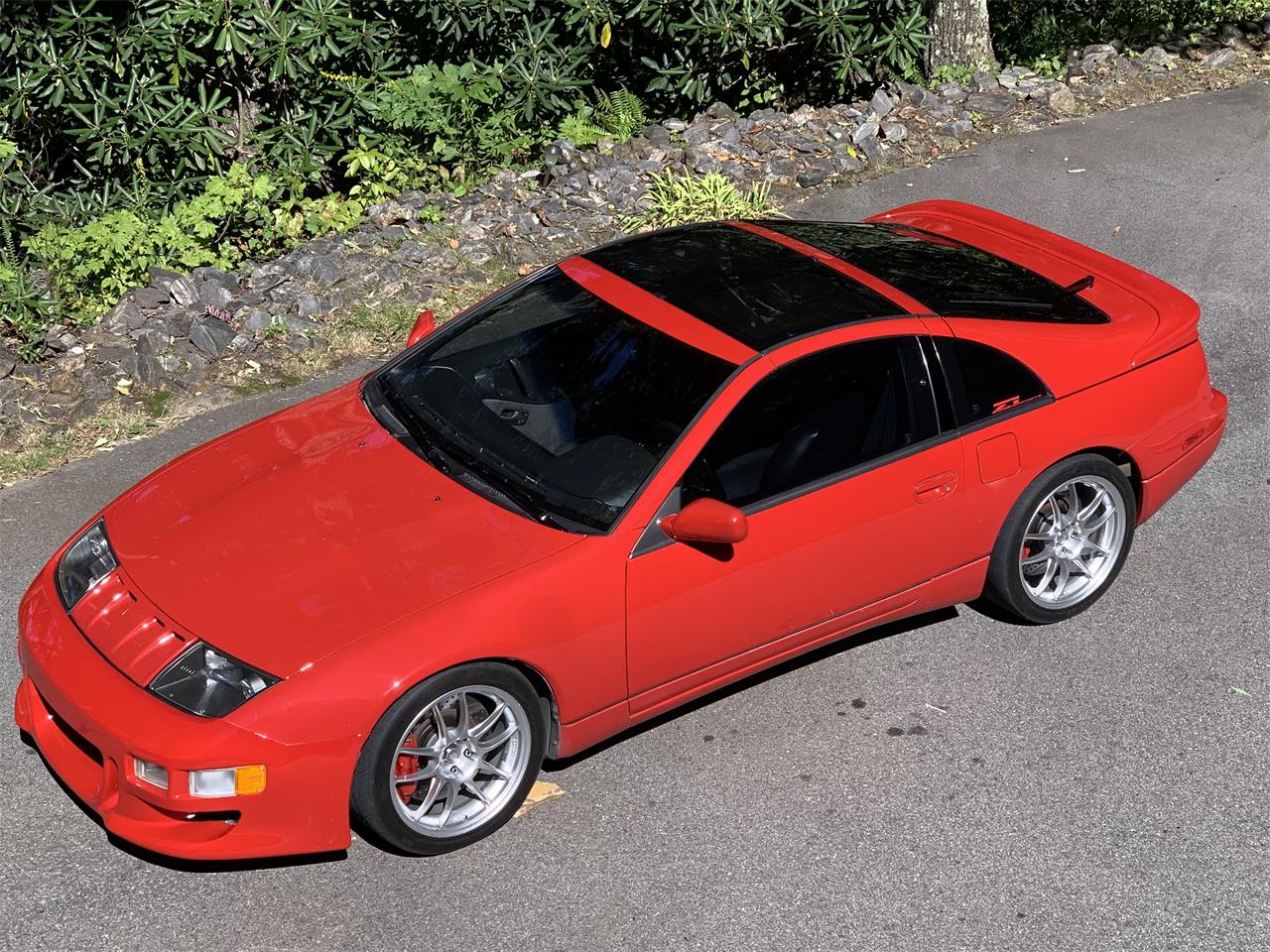 This 1991 Nissan 300ZX is a three-door sports hatchback that has