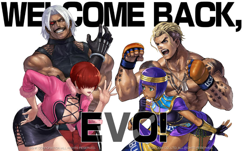 🔥SNK X CAPCOM - Official EVO Poster by Shinkiro and Eisuke Ogura