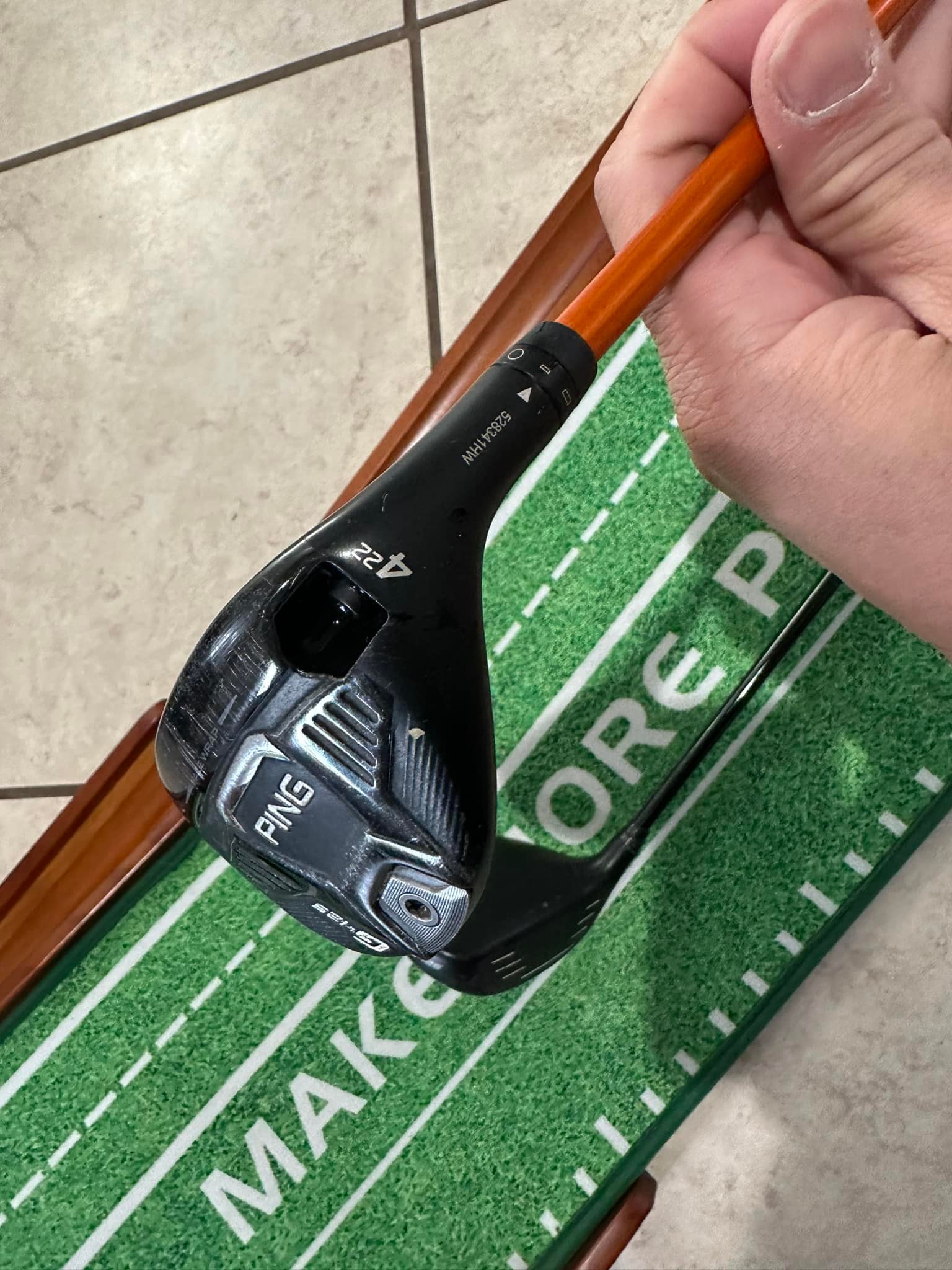 Used Ping G425 Max 3 wood with Tensei Orange 75x shaft. Club is in 