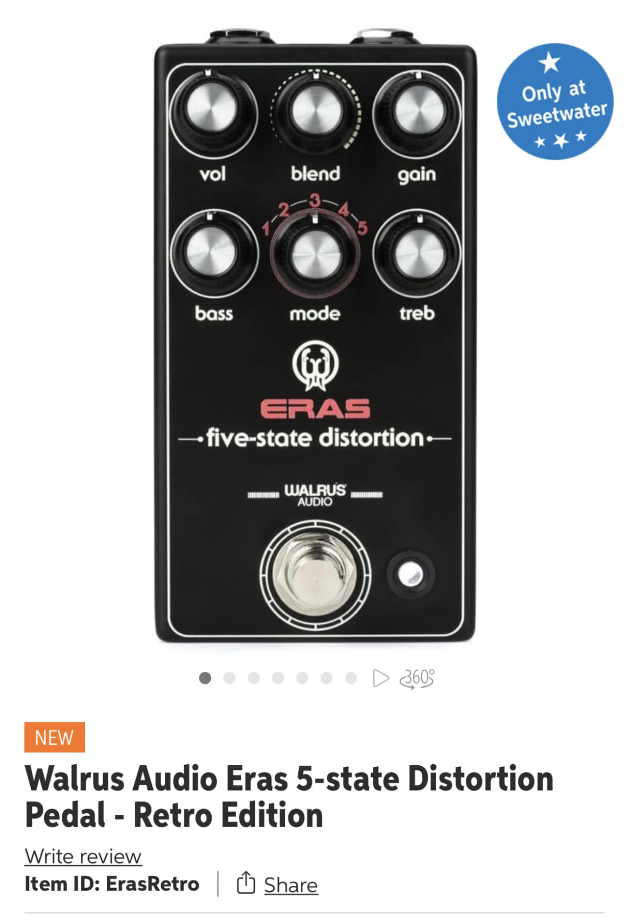 Opinions on the Walrus Audio Eras 5-state distortion pedal?
