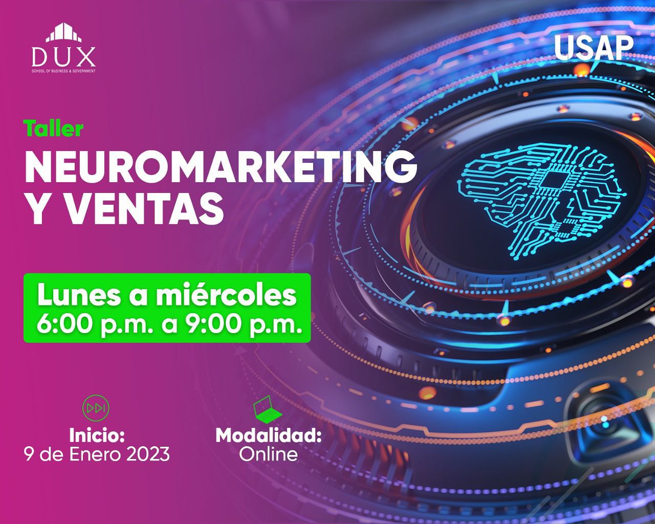 Universidad - 👉 Estudia en DUX School of Business & Government. Taller ...