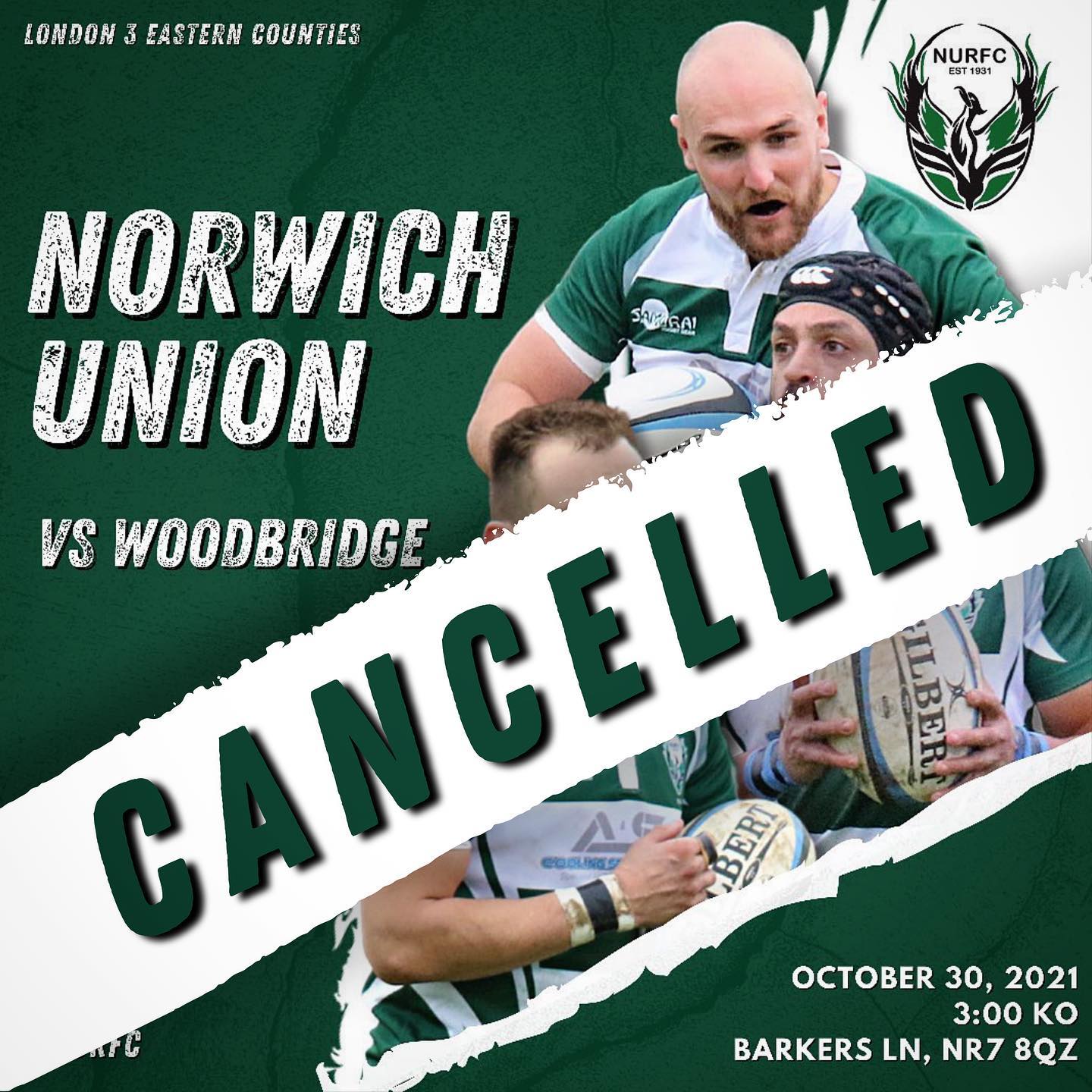 LURFC - GAME CANCELLED Unfortunately Woodbridge have been unable to ...