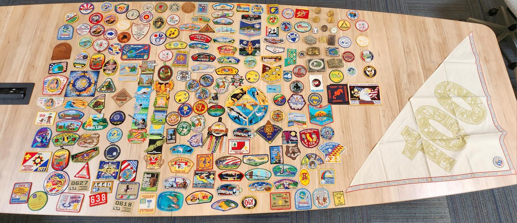 Silicon - This is what a lifetime of Scouting looks like! That's a lot ...