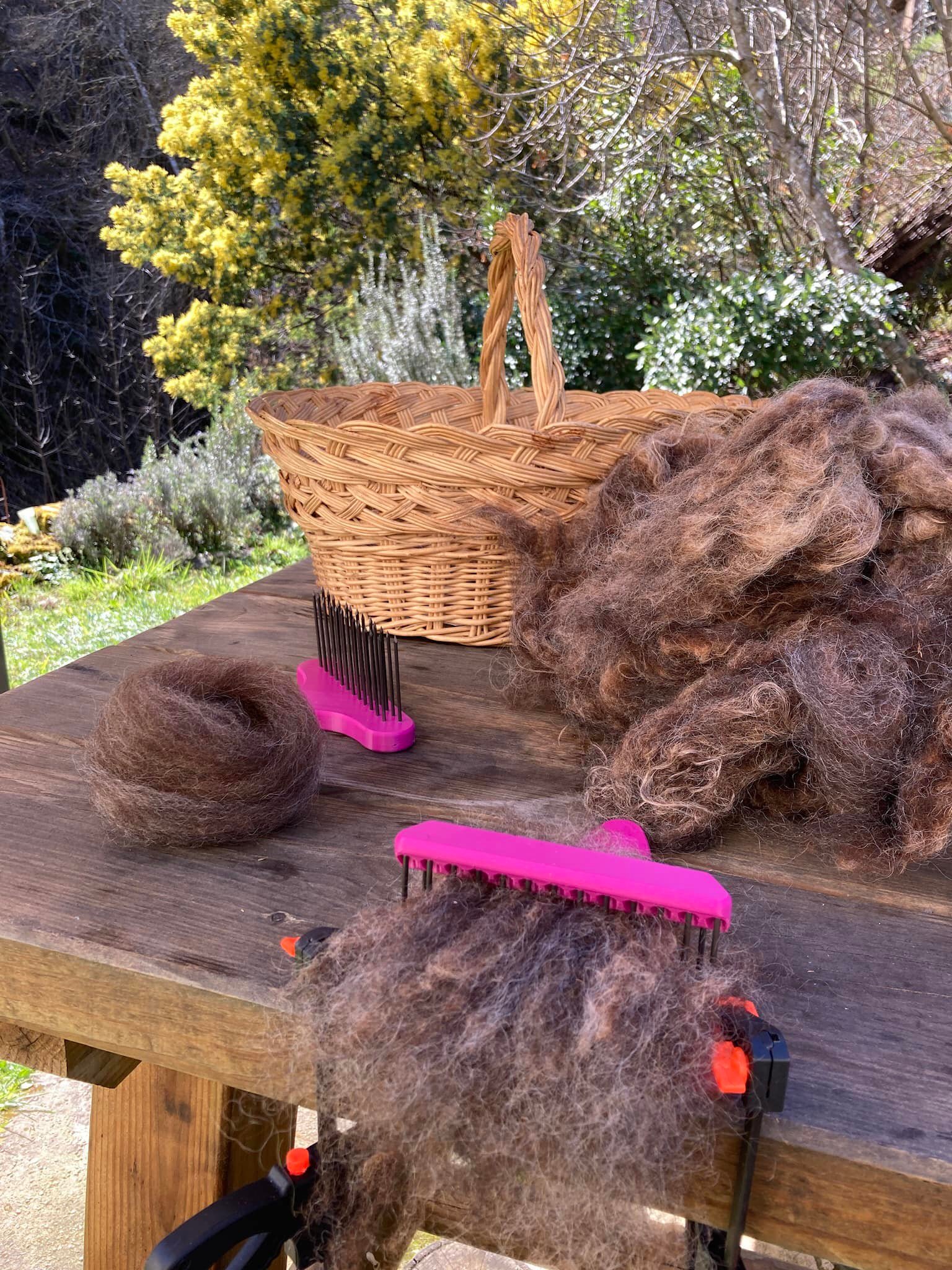 combing fiber with pet combs spinning daily BAM Fiberworks Wool Steven Plastics was founded in 1989 See how to comb wool.