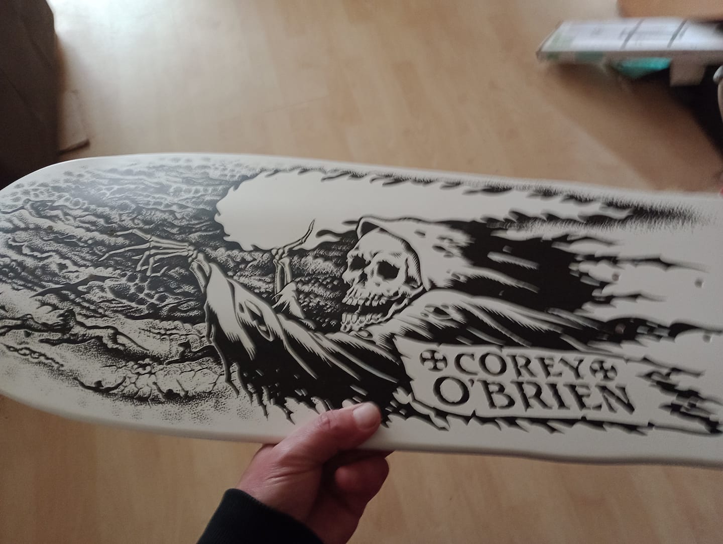 A pic of my 1988 Santa Cruz, Corey O'Brien Sk8baord was never