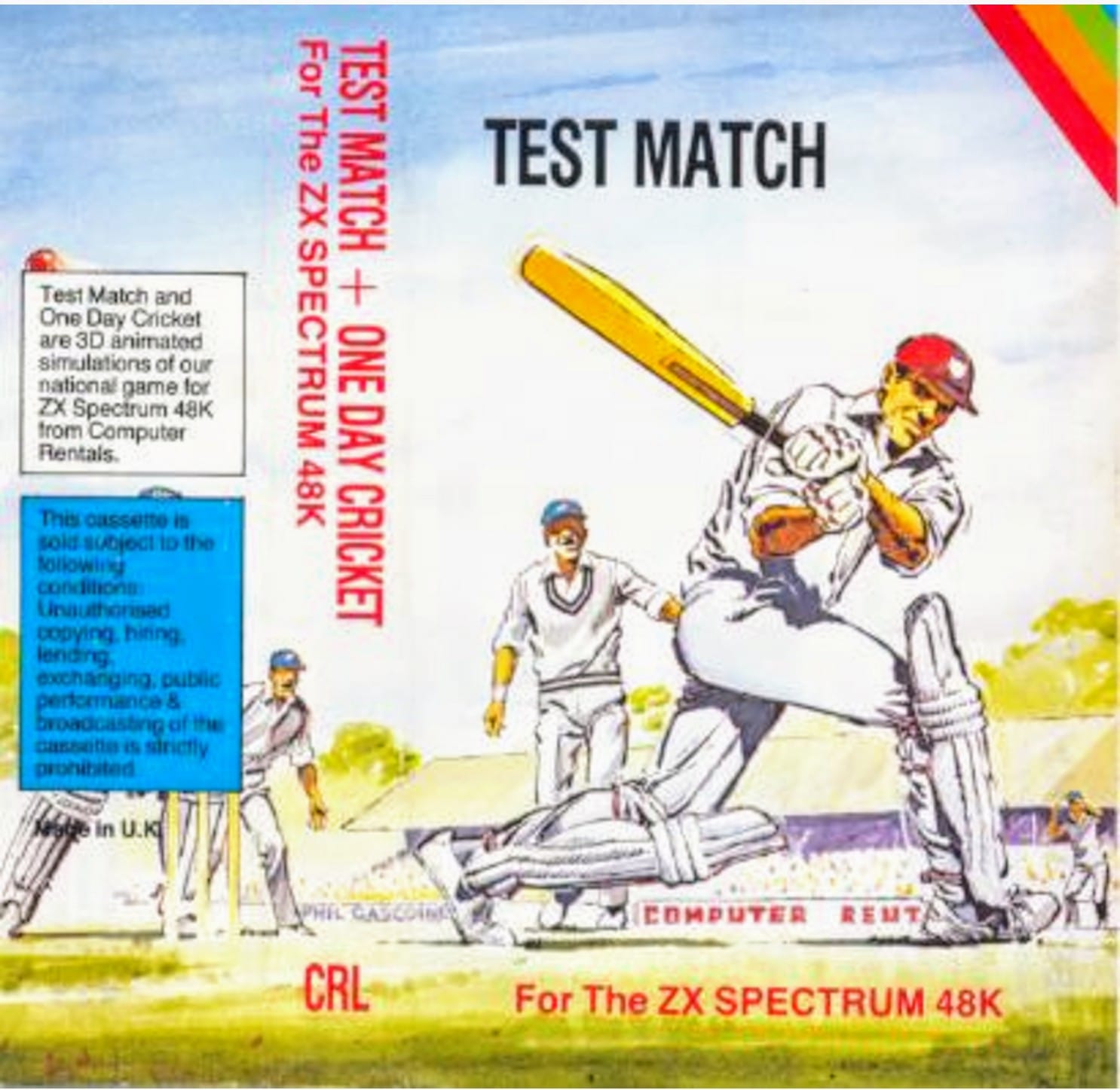 Classic Cricket Game on ZX Spectrum Memories and Experiences