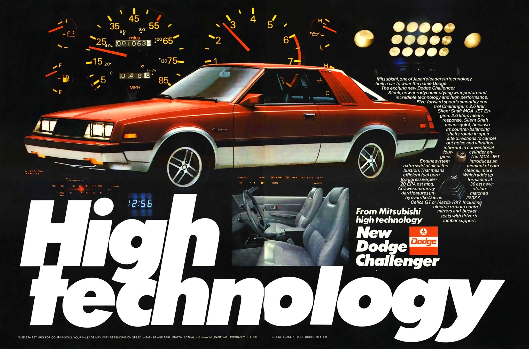 125) [ Japanese Brochure ] Mitsubishi Galant Λ (Lambda) 1976