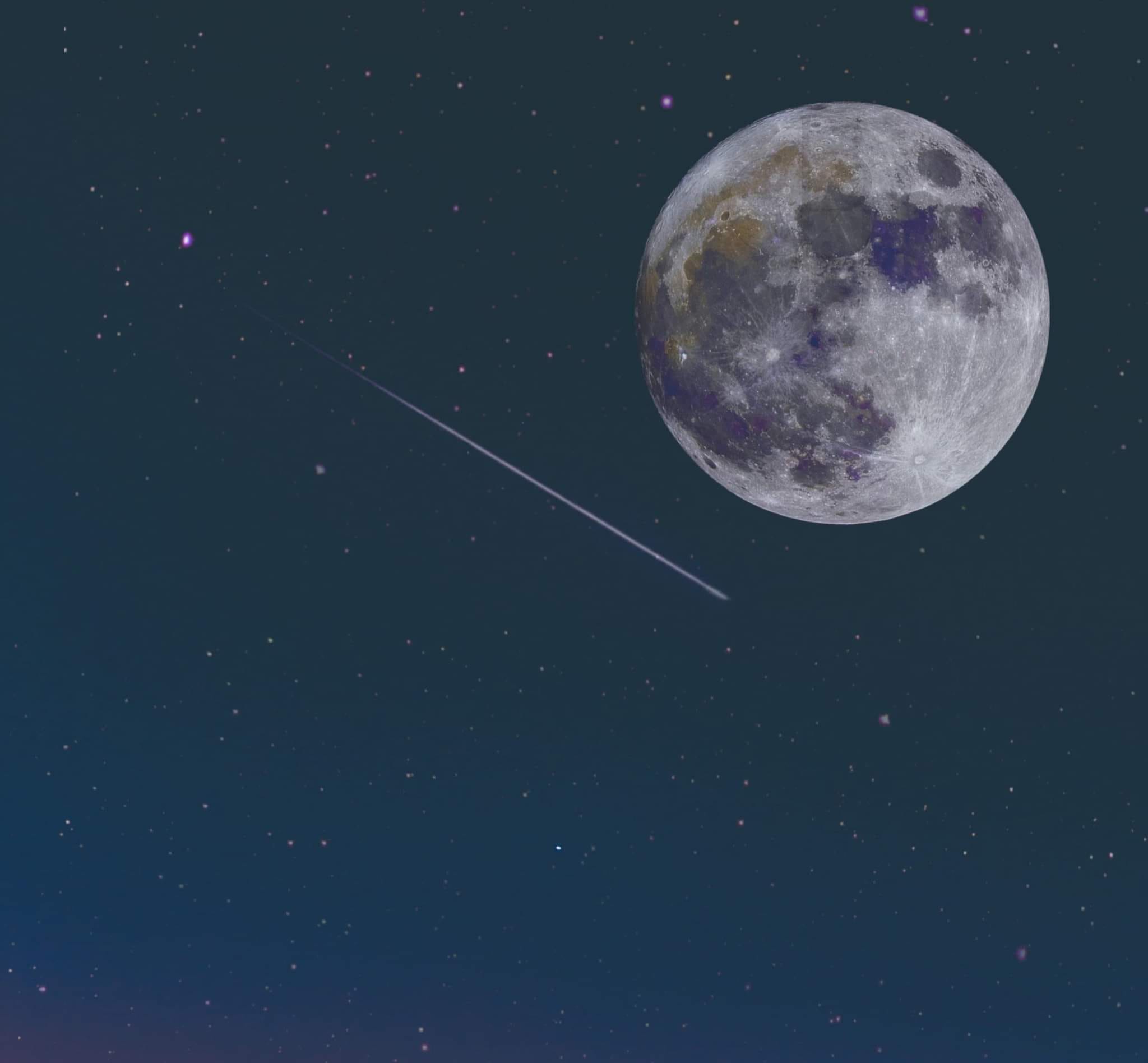 WalesOnline - A crystal clear shot of December's full Cold Moon last ...