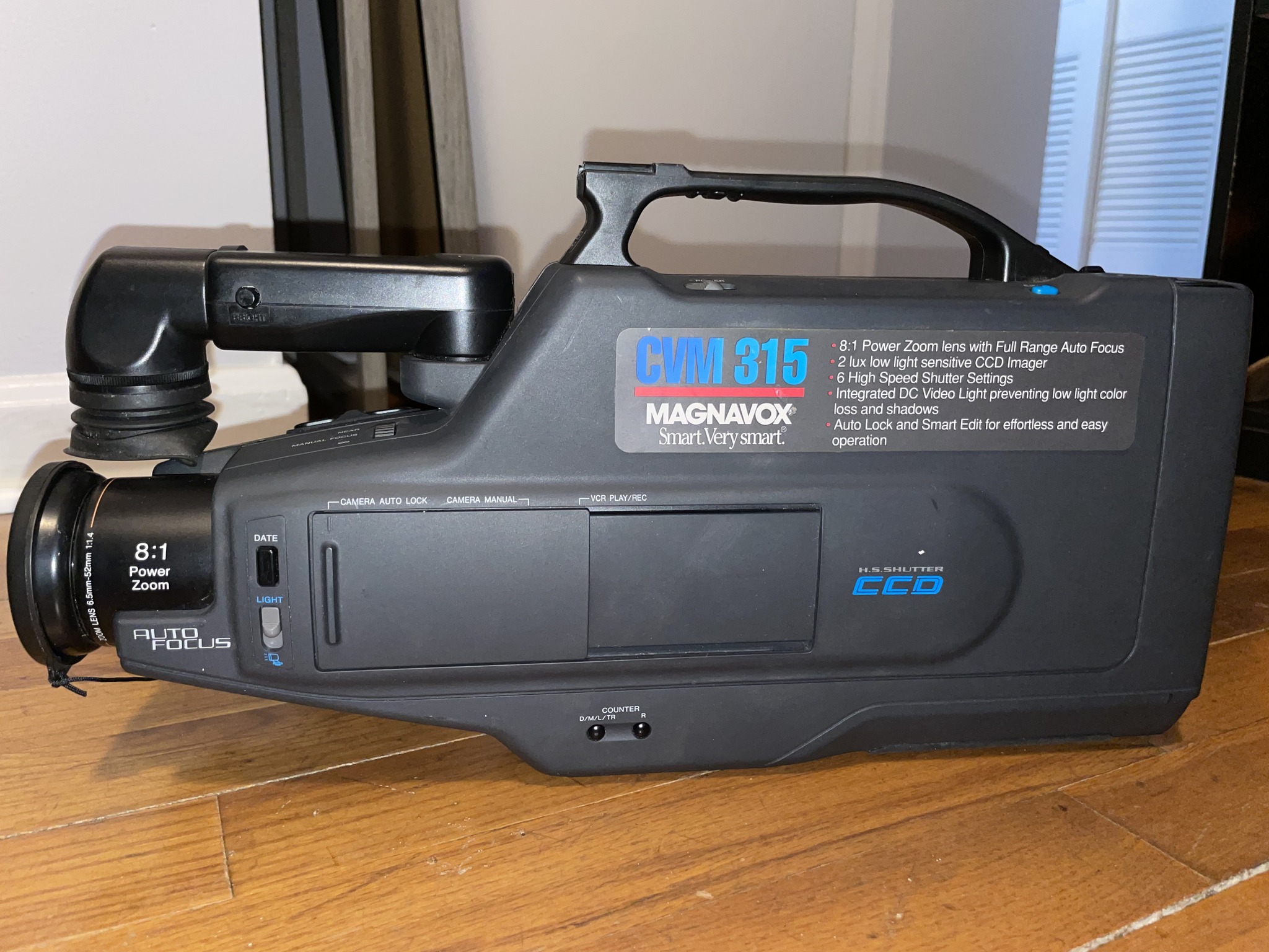 hi guys, i found this vhs camera. it says national, but not
