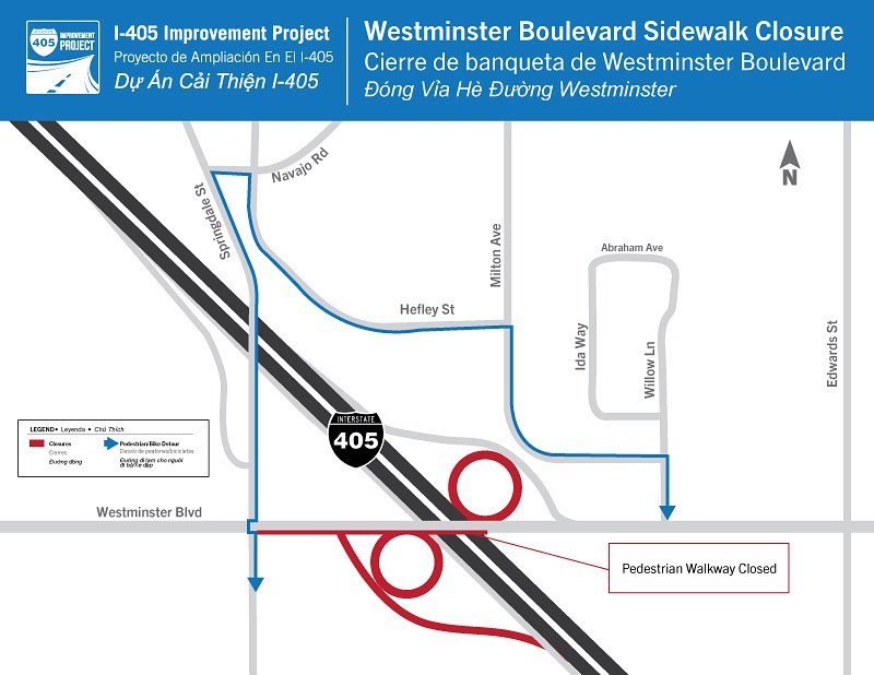 City of Westminster - ⚠️ Westminster Blvd. Sidewalk Closure⚠️ Crews ...