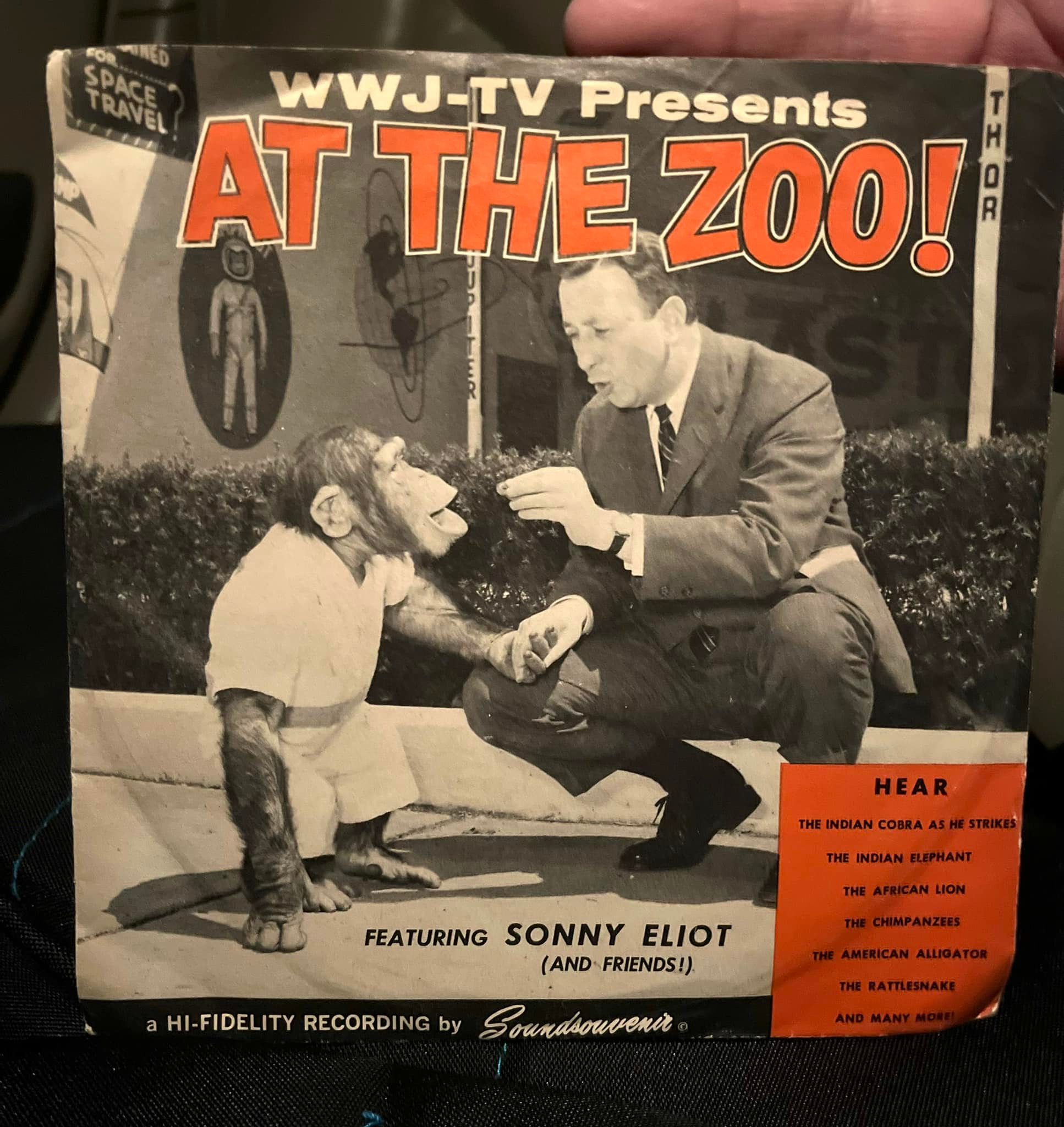 Finding 'At the Zoo with Sonny Eliot' record in California