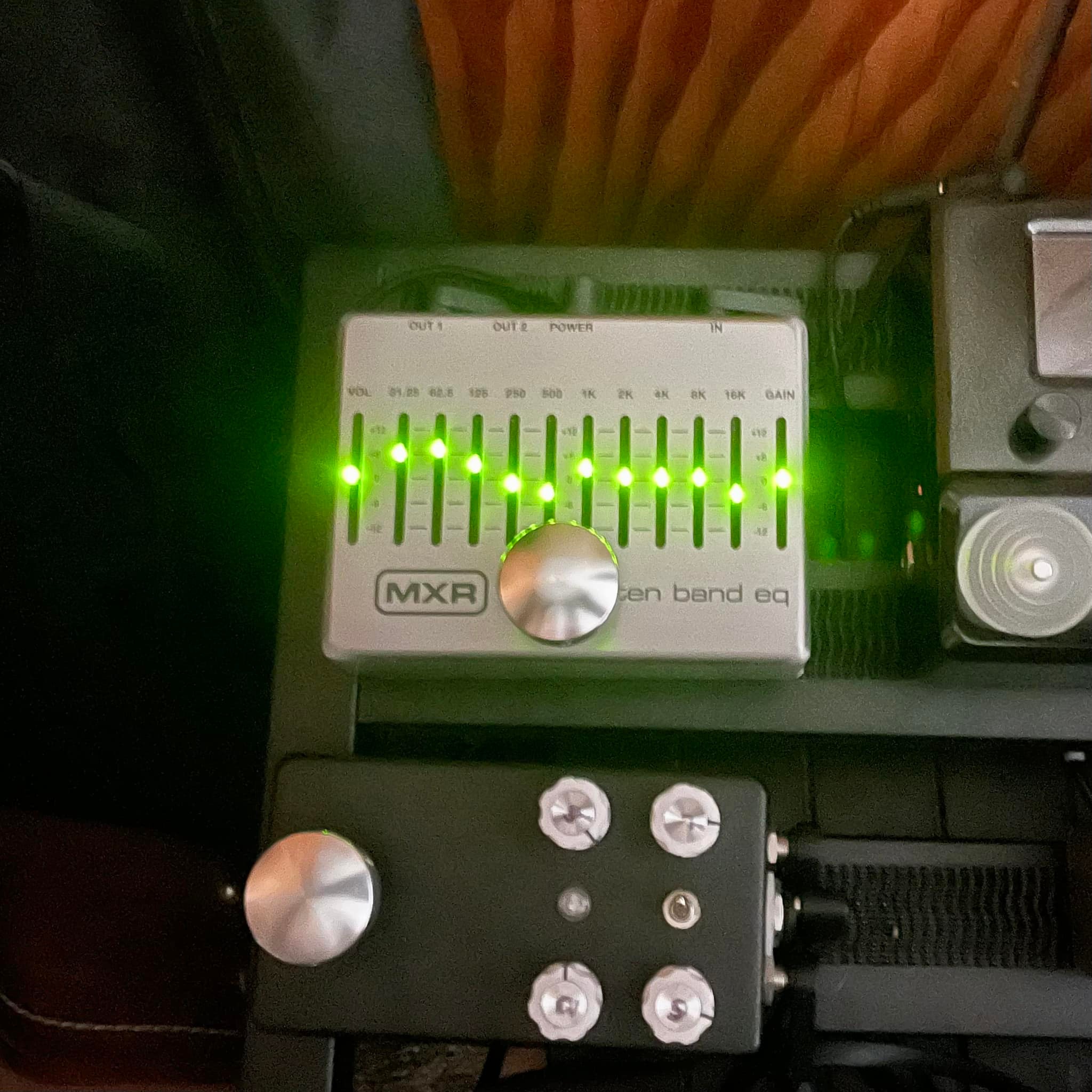 I did the LED mod on my MXR EQ. $6 and just a little time. Amazing