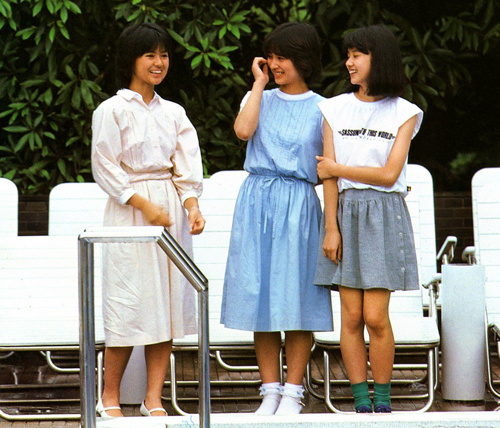 Japan - The Kadokawa Sannin-musume (角川三人娘) consisted of a