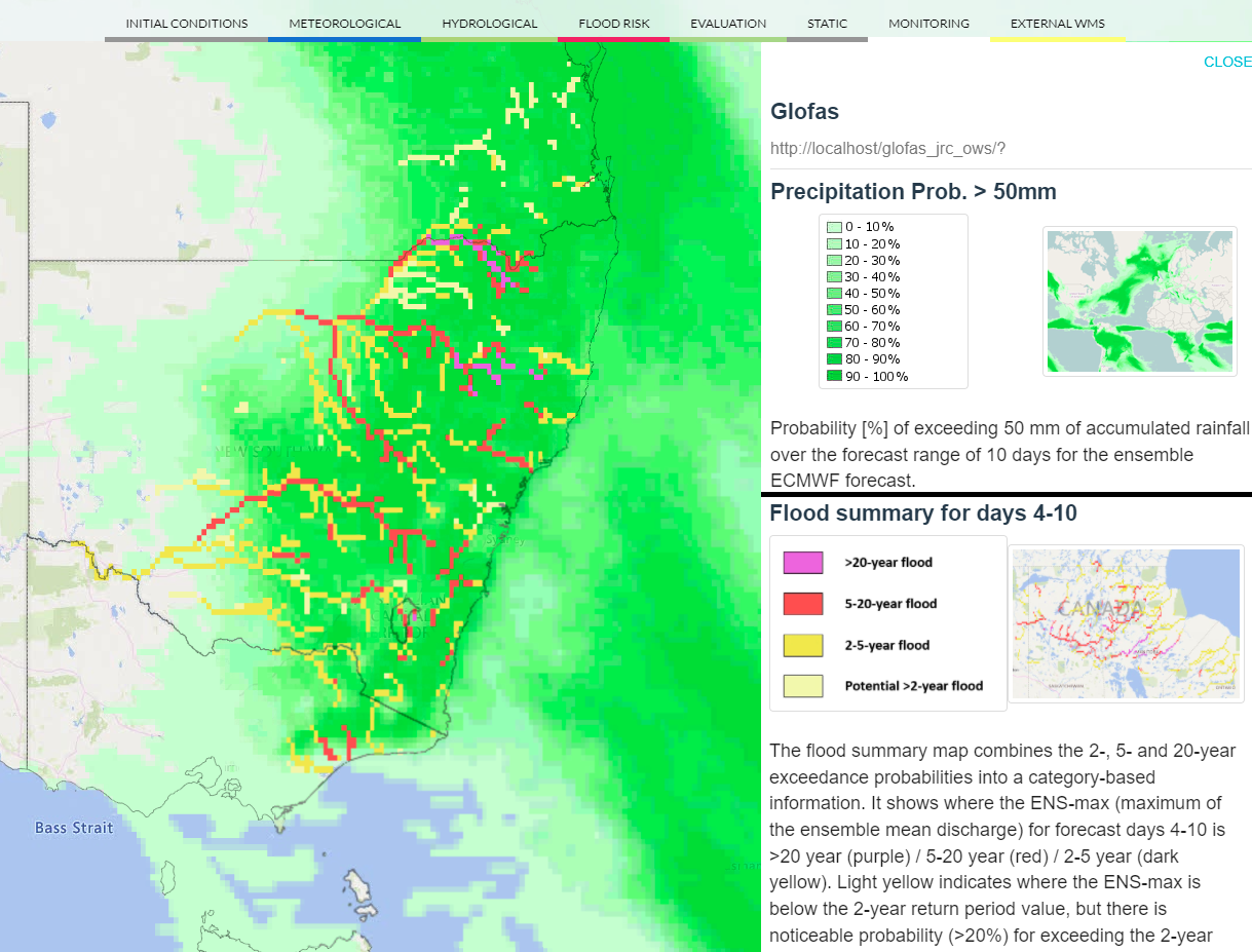 South - This model-generated map shows how significant the flooding in ...