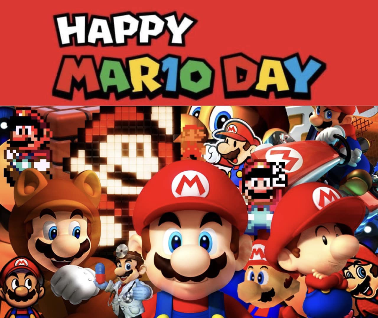 Happy Mar 10th / Mario Day everyone! 🍄🎮 Come on by our awesome