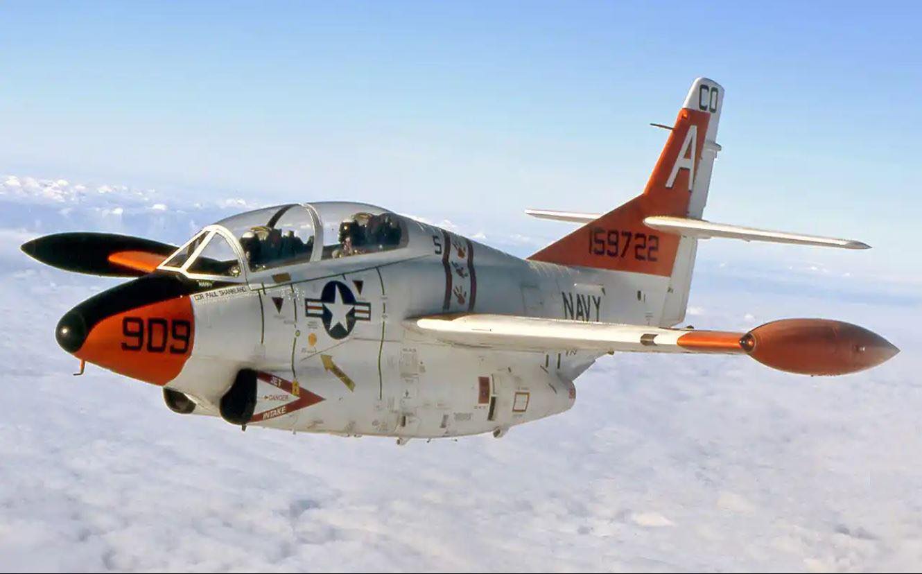 The T-2 Buckeye (then designated the T2J) made its maiden flight