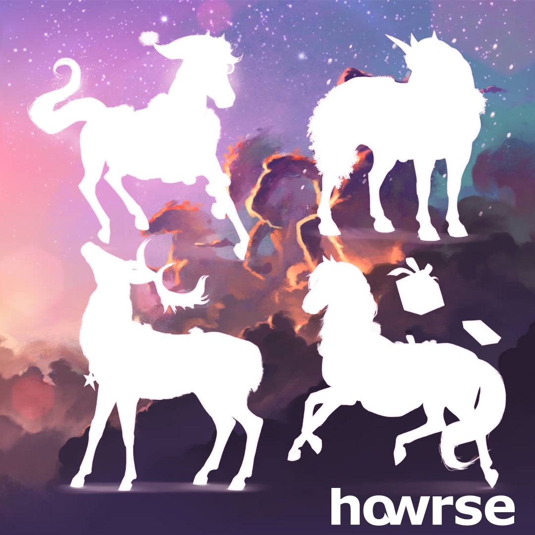 Howrse - Christmas is already in the air this weekend on Howrse... 🎅 ...