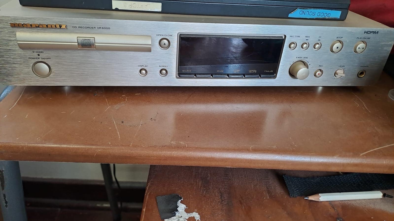 Rare gold Marantz DR 6000 CD recorder. When the Marantz DR6000 was