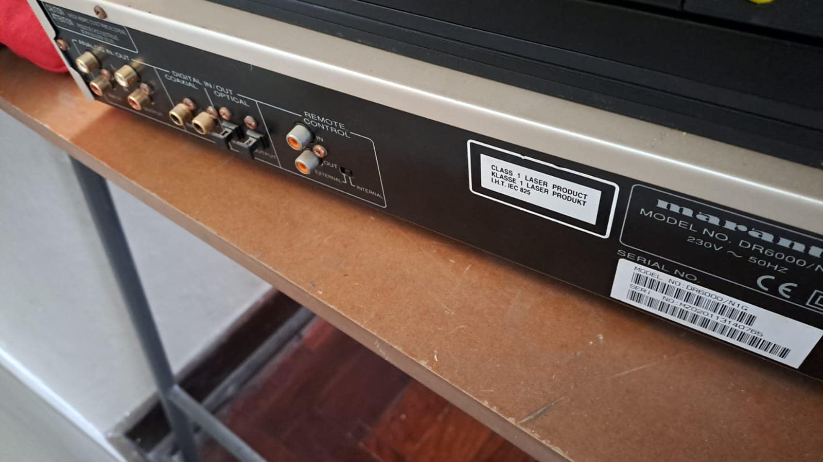 Rare gold Marantz DR 6000 CD recorder. When the Marantz DR6000 was