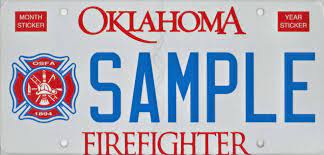 Oklahoma - If you have a FIREFIGHTER tag please note that effective 1/1 ...
