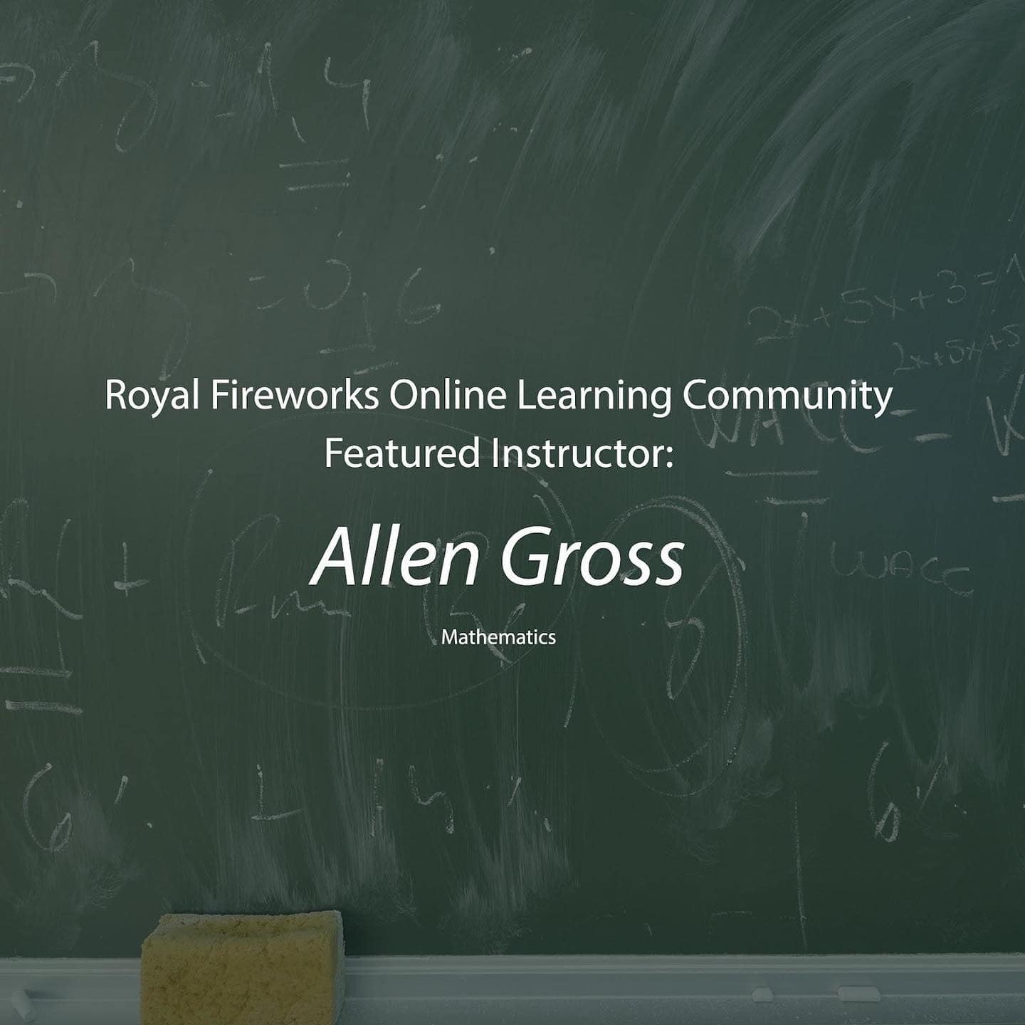 Meet Allen Gross! In our Online... - Royal Fireworks Press | Facebook