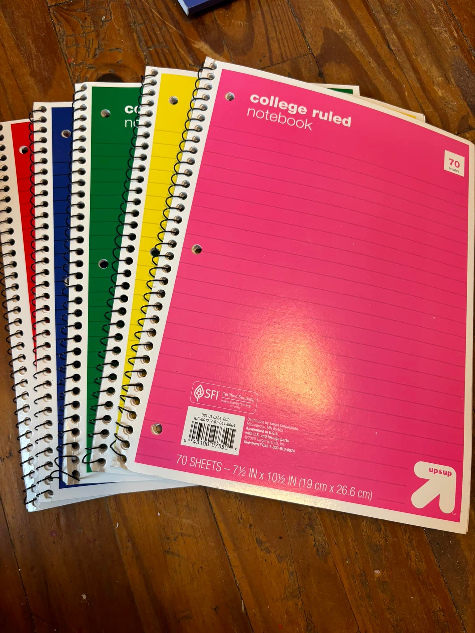 Cheap college notebooks and folders for sale