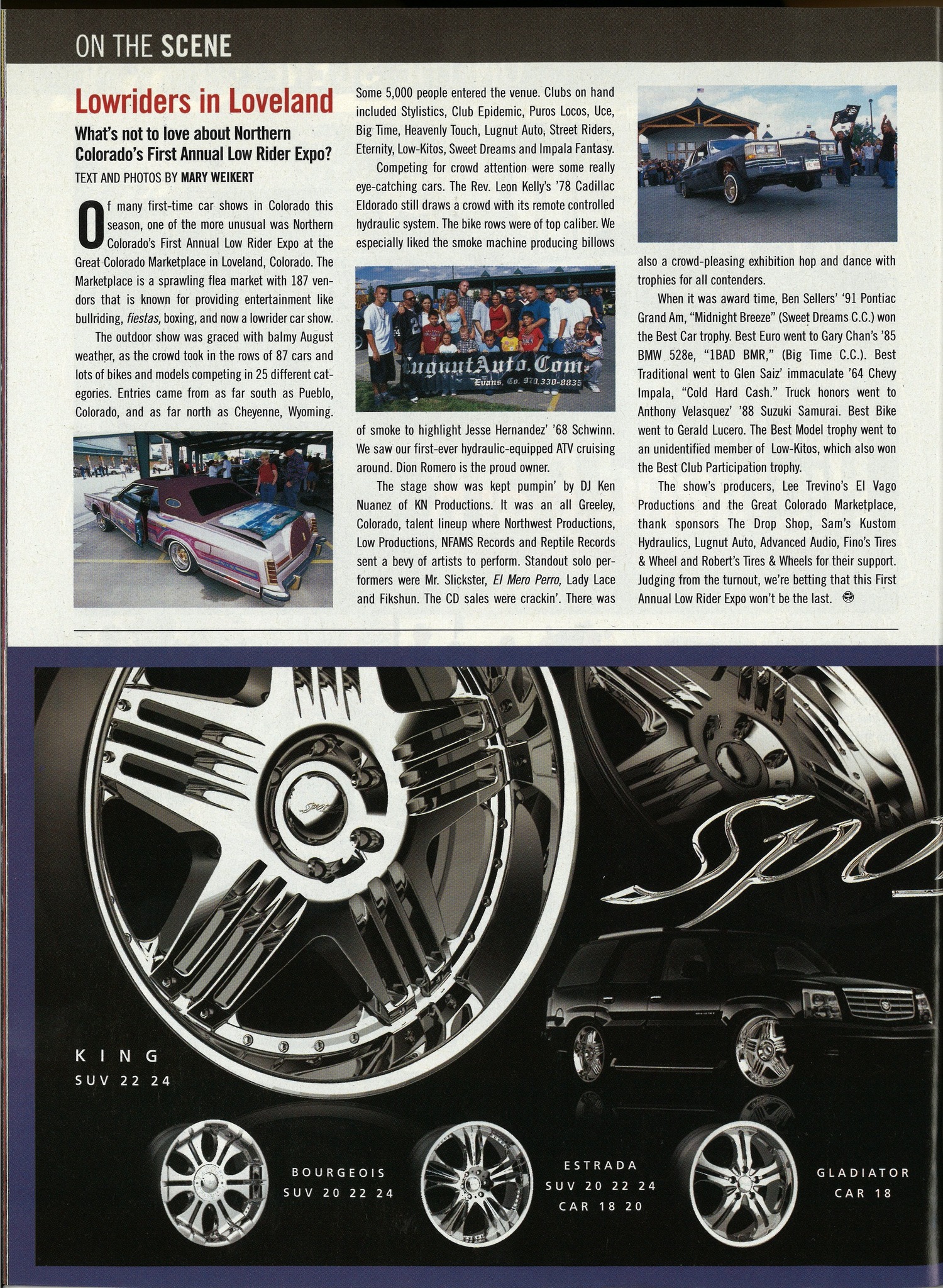 Lowrider Magazine November 2004 Coverage