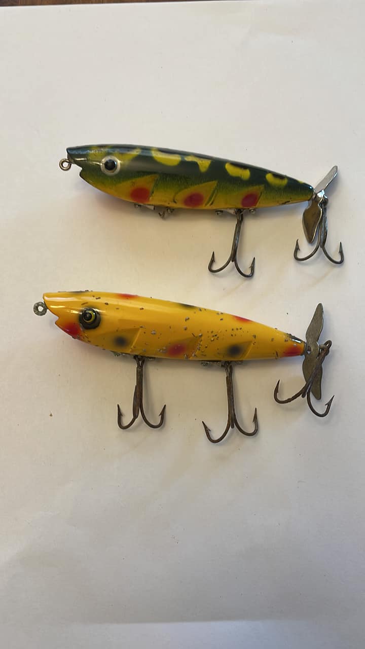 eger fishing lures Vintage Frog Skin Tot Lure For Sale they are now being used more by open water fishermen than ever before Bernie Schultz Fishing - Eger