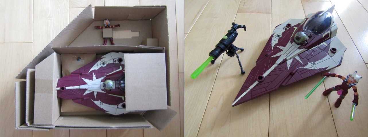 Star Wars Mission Fleet Ahsoka Tano Delta-7 Jedi Starfighter - Figurine Et Véhicule