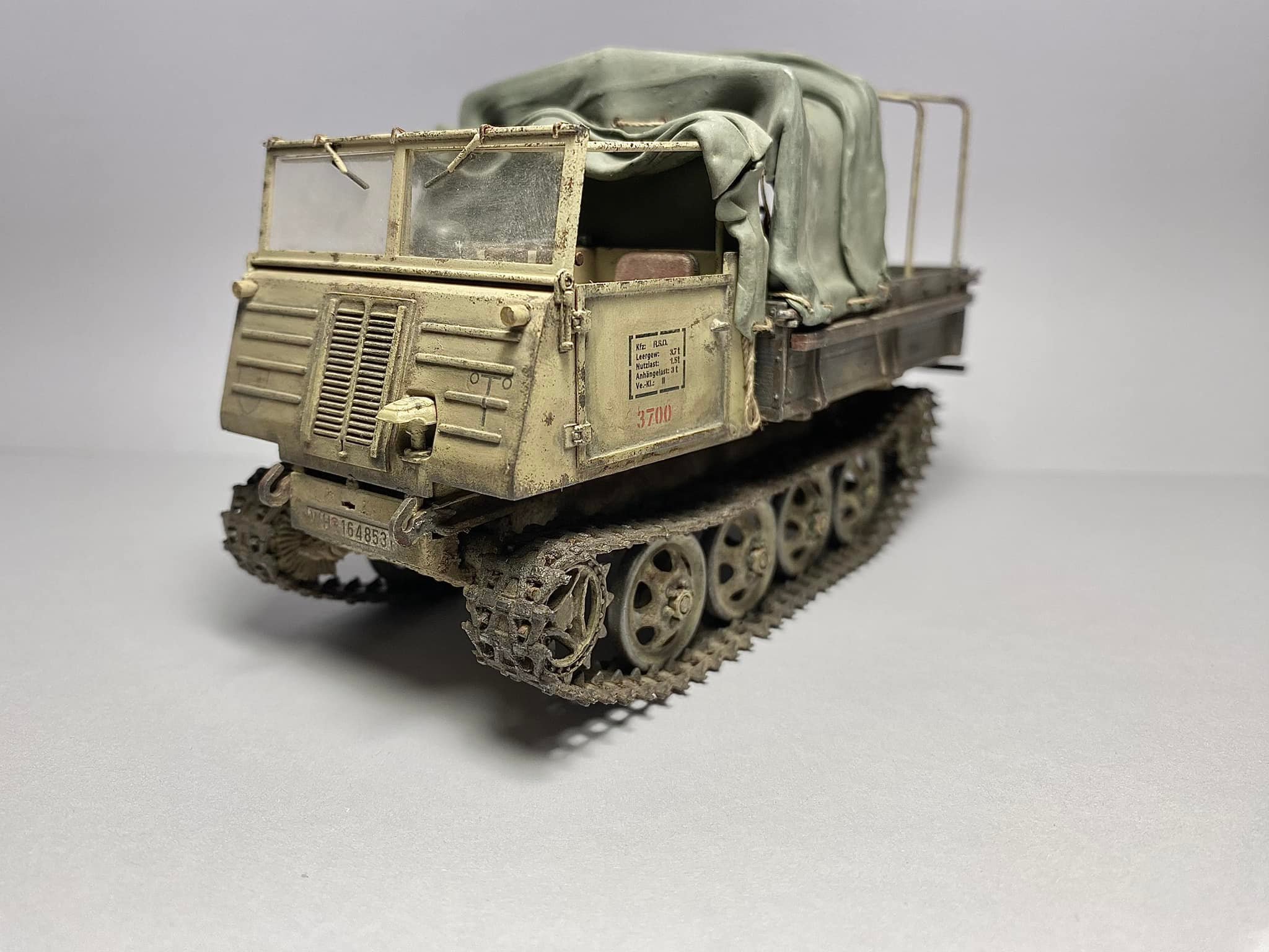 Italeri 0355 1:35 7,5 cm RSO avec PAK40 – Réplique fidèle à l'original, modélisme, kit de construction en plastique, kit de char, 1:35, kit de modélisme, assemblage