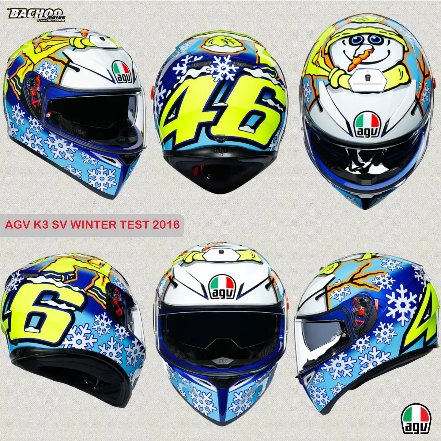 Agv K3 Sv Rossi This Design Is Ice Cold! The Rossi Winter Test 
