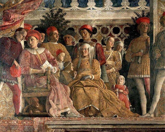 Andrea Mantegna's Camera degli Sposi in Ducal Palace, Mantua