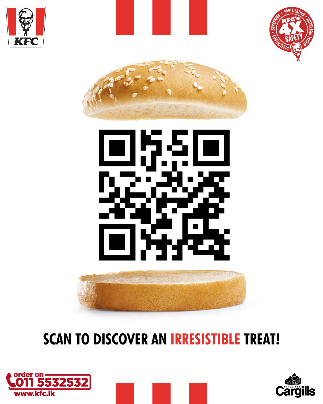 KFC Sri Lanka - Scan and findout 😉 . . . #KFCSL #KFC...